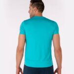 Joma 82P4R21 الفيروز الفلوري قميص قصير الأكمام سجل الثاني رجال - Image 3