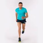 Joma 82P4R21 الفيروز الفلوري قميص قصير الأكمام سجل الثاني رجال - Image 6