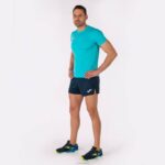 Joma 82P4R21 الفيروز الفلوري قميص قصير الأكمام سجل الثاني رجال - Image 8