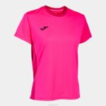 Joma 82P4R2202 الفلورسنت الوردي قميص قصير الأكمام الفائز الثاني نحيف