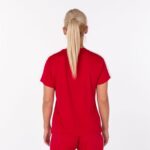 Joma 82P4R2219 احمر ابيض أكاديمية قميص بأكمام قصيرة iii نحيف - Image 2