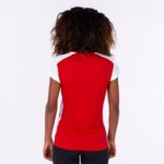 Joma 82P4R2224 احمر ابيض قميص قصير الأكمام سجل الثاني نحيف - Image 3