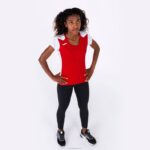 Joma 82P4R2224 احمر ابيض قميص قصير الأكمام سجل الثاني نحيف - Image 6
