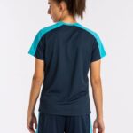 Joma 82P4R2228 الأزرق الداكن الفيروز الفلوريسنت قميص البطولة البيئية قصيرة الأكمام نحيف - Image 5