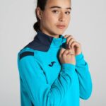 Joma 82P4R2236 الفلورسنت الفيروز الأزرق الداكن بطولة قميص من النوع الثقيل vi نحيف - Image 4