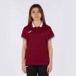 Joma 82P4R2237 بورجوندي أبيض بطولة قميص بولو قصير الاكمام vi نحيف - Image 2