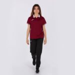 Joma 82P4R2237 بورجوندي أبيض بطولة قميص بولو قصير الاكمام vi نحيف - Image 5