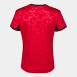 Joma 82P4R2257 أحمر أسود قميص قصير الأكمام toletum الثاني نحيف - Image 2
