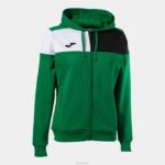 Joma 82P4R2267 أخضر أسود أبيض طاقم سترة مقنعين v نحيف