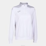 Joma 82P4R2281 ابيض رمادي بطولة قميص من النوع الثقيل vi نحيف