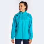 Joma 82P4R2283 الفيروز الفلوري Rainjacket مونتريال نحيف - Image 2