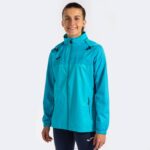 Joma 82P4R2283 الفيروز الفلوري Rainjacket مونتريال نحيف - Image 8