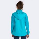 Joma 82P4R2283 الفيروز الفلوري Rainjacket مونتريال نحيف - Image 9