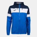 Joma 82P4R2311 الأزرق الملكي الأزرق الداكن الأبيض طاقم سترة المطر رابعا نحيف - Image 2