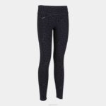 Joma 82P4R2312 أسود لباس ضيق طويل الشارع الحضري نحيف
