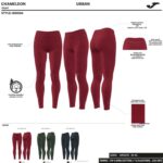 Joma 82P4R2312 أسود لباس ضيق طويل الشارع الحضري نحيف - Image 6