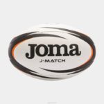 Joma 82P4R2313 أبيض أسود برتقالي كرة الرجبي ي-ماتش