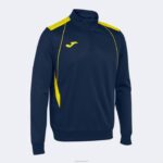 Joma 82P4R232 الأزرق الداكن والأصفر بطولة قميص من النوع الثقيل السابع رجال