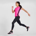Joma 82P4R2332 نيون وردي أسود قميص قصير الأكمام سجل الثاني نحيف - Image 4