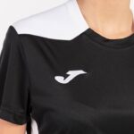 Joma 82P4R2339 أسود أبيض بطولة قميص قصير الأكمام سادسا نحيف - Image 5