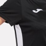 Joma 82P4R2339 أسود أبيض بطولة قميص قصير الأكمام سادسا نحيف - Image 6