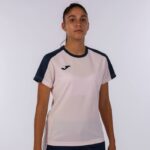 Joma 82P4R2374 الوردي الأزرق الداكن قميص البطولة البيئية قصيرة الأكمام نحيف - Image 3