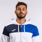 Joma 82P4R238 الأبيض الأزرق الملكي الأزرق الداكن طاقم سترة مقنعين v رجال - Image 9