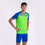 Joma 82P4R239 الفلورسنت الأخضر والأزرق الملكي قميص قصير الأكمام النخبة x رجال - Image 4