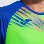 Joma 82P4R239 الفلورسنت الأخضر والأزرق الملكي قميص قصير الأكمام النخبة x رجال - Image 6
