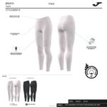 Joma 82P4R2402 بورجوندي لباس ضيق طويل نحيف - Image 7