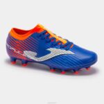 Joma 82P4R2408 الأزرق الملكي البرتقالي الفلوريسنت حذاء كرة القدم كوب الدفع 23 Fg Ground FG - Image 4