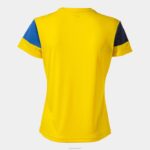 Joma 82P4R2417 الأصفر الأزرق الملكي الأزرق الداكن قميص طاقم قصير الأكمام v نحيف - Image 2