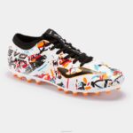 Joma 82P4R2419 أبيض أسود برتقالي حذاء كرة القدم تطور 23 عشب صناعي - Image 4