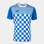 Joma 82P4R241 أزرق ملكي أبيض قميص بأكمام قصيرة العلم iii رجال - Image 4