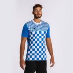 Joma 82P4R241 أزرق ملكي أبيض قميص بأكمام قصيرة العلم iii رجال - Image 5