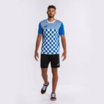 Joma 82P4R241 أزرق ملكي أبيض قميص بأكمام قصيرة العلم iii رجال - Image 9