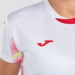 Joma 82P4R2426 أبيض قميص قصير الأكمام 2nd اختيار الزي الاسباني لكرة الصالات نحيف - Image 4