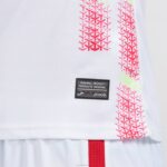 Joma 82P4R2426 أبيض قميص قصير الأكمام 2nd اختيار الزي الاسباني لكرة الصالات نحيف - Image 6