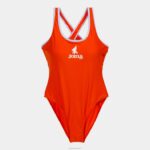 Joma 82P4R2438 البرتقالي سمك القرش المايوه نحيف