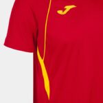 Joma 82P4R243 احمر اصفر قميص بطولة قصيرة الأكمام السابع رجال - Image 4