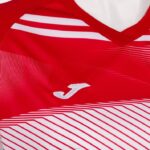Joma 82P4R2450 أبيض أحمر قميص بأكمام قصيرة سوبر نوفا الثاني نحيف - Image 3
