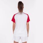Joma 82P4R2461 أبيض أحمر قميص بأكمام قصيرة أكاديمية رابعا نحيف - Image 3