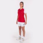 Joma 82P4R2465 احمر ابيض قميص بأكمام قصيرة أكاديمية رابعا نحيف - Image 4