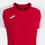 Joma 82P4R2465 احمر ابيض قميص بأكمام قصيرة أكاديمية رابعا نحيف - Image 9