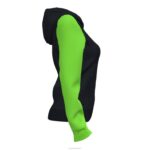 Joma 82P4R2467 أسود أخضر نيون أكاديمية جاكيت مقنع رابعًا نحيف - Image 4