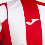 Joma 82P4R246 احمر ابيض قميص قصير الاكمام انتر كلاسيك رجال - Image 3