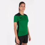 Joma 82P4R2470 أخضر أسود بطولة قميص قصير الأكمام سادسا نحيف - Image 2