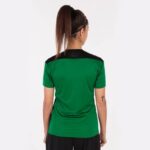 Joma 82P4R2470 أخضر أسود بطولة قميص قصير الأكمام سادسا نحيف - Image 3