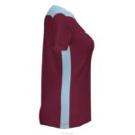Joma 82P4R2471 بورجوندي السماء الزرقاء بطولة قميص قصير الأكمام سادسا نحيف - Image 4