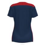 Joma 82P4R2472 الأزرق الداكن الأحمر بطولة قميص قصير الأكمام سادسا نحيف - Image 3